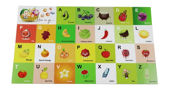 Anak-anak Lantai Alfabet Buah Jigsaw Puzzle Game Edukasi Dan Teka-teki Untuk Anak Usia 5 Tahun